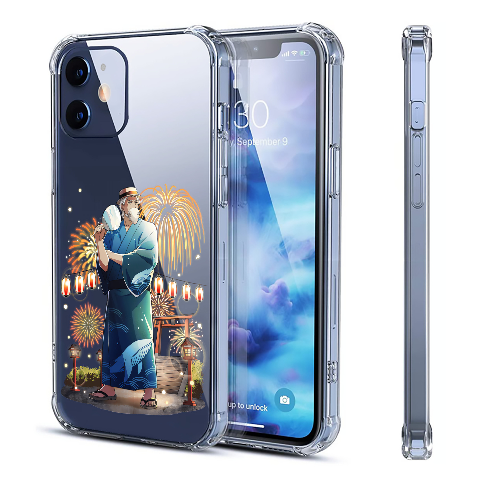（画像用） 文豪ストレイドッグス Bungo Stray Dogs 【iPhone 12シリーズ対応】透明スマホケース（クリアソフトケース）